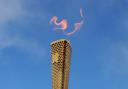 FLAMING CHEEK: One in three Sussex torchbearers come from outside the county