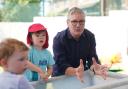 Prime Minister Sir Keir Starmer during a visit to Acorn Nursery, Portslade