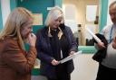 PCC Katy Bourne with volunteer ICVs.