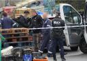 Police at the drug-related incident in Sovereign Harbour