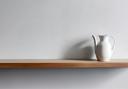 Stock image of shelf