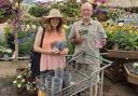 Clive Gravett with Louise Gorrod from St Andrew’s school, Hove.