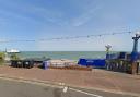 The incident occurred on Eastbourne beach near the bandstand