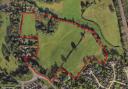 Plans to build up to 117 homes in Borde Hill Lane, Haywards Heath. Image: Fairfax Acquisitions Ltd