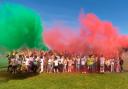 This summer term, 160 children from Reception class to Year 6 at St John’s Meads CE Primary School took part in the schools’ first ever Colour Run on the school	field.