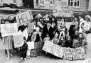 Were you one of these council tenants protesting against the size of their Brighton homes in 1988?