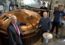 Queen in Sussex: Raising a glass to the Royal couple at Harveys Brewery in Lewes