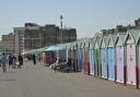 Beach huts on Hove seafront