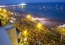 The Big Beach Boutique Party hosted by Norman Cook (Fatboy Slim) where 250,000 people descended on to Brighton beach and seafront