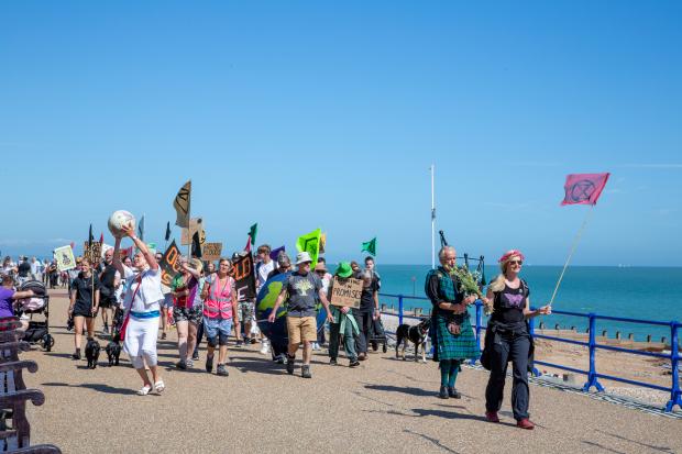 The Argus: Images of the walk taken by Cathy Teesdale.