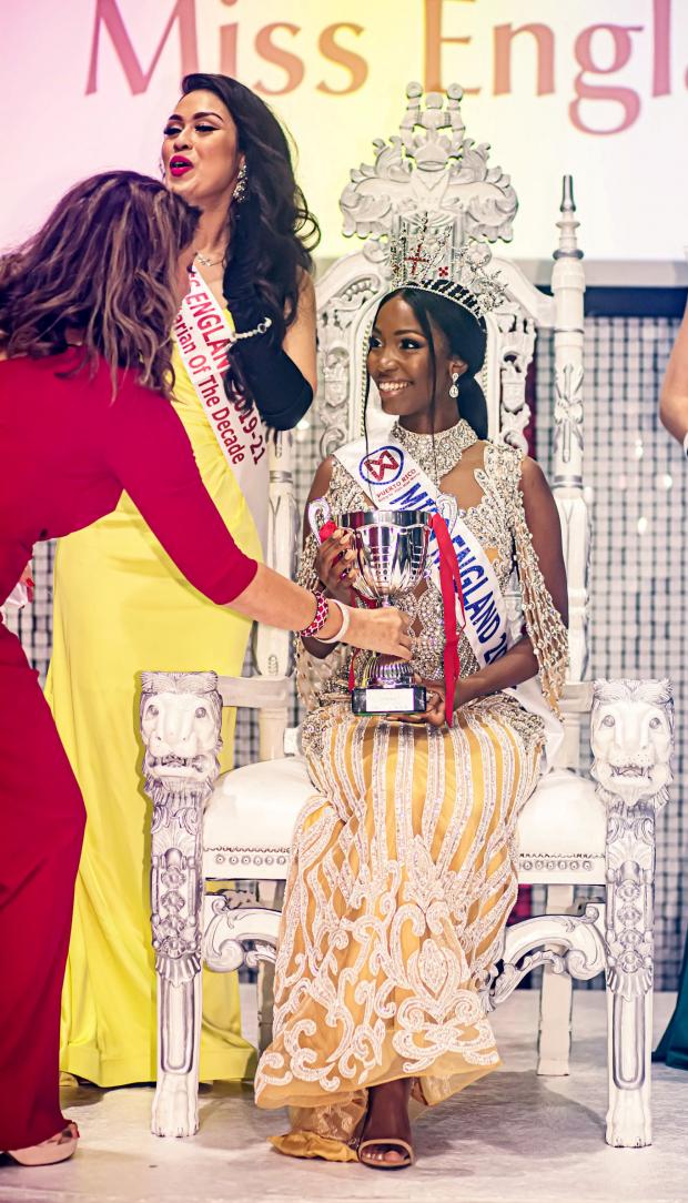 The Argus: Rehema Muthamia has been crowned Miss England. Credit: Studio NI Photography/SWNS
