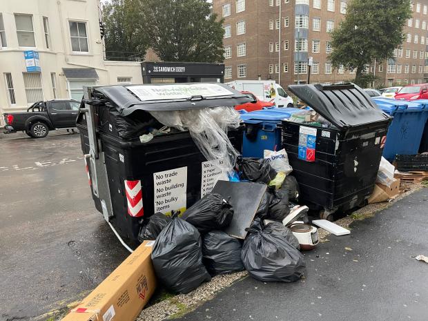 The Argus: Bins are overflowing in Brighton and Hove