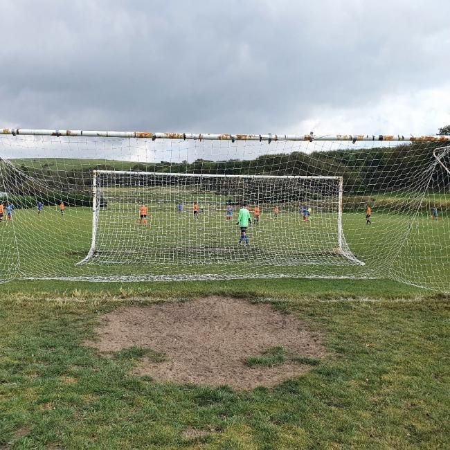 One of the goals at East Brighton park