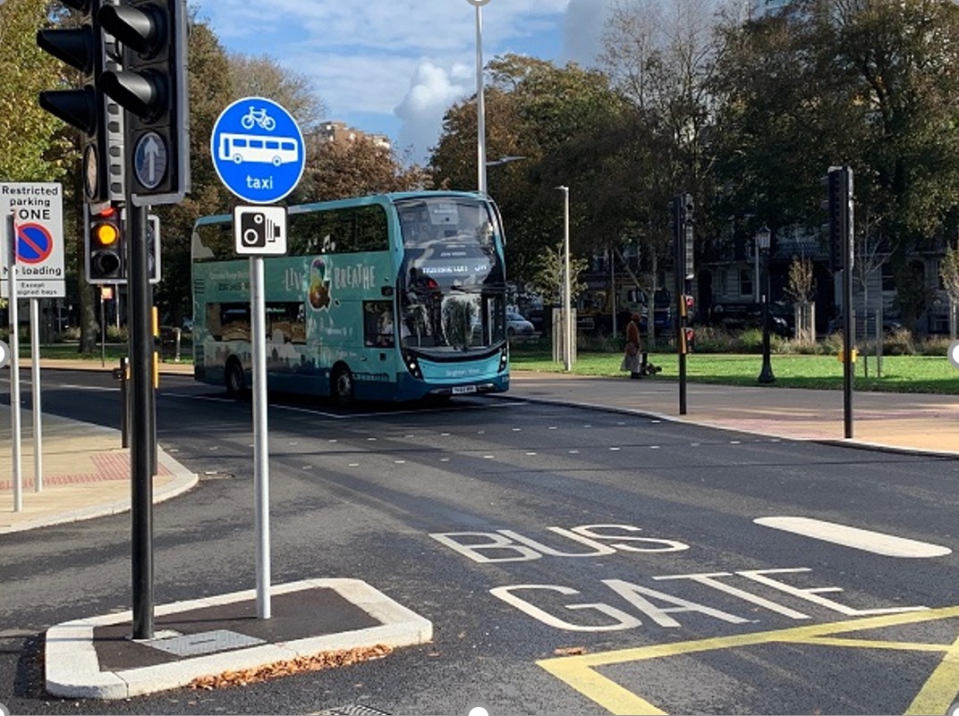 A bus gate mentioned in the consultation