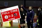 Crawley Town were beaten by Exeter City