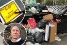 Labour councillor Gary Wilkinson criticised shortcomings in rubbish and recycling collection