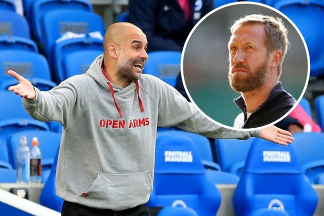 Graham Potter hoping for &#39;cuddle&#39; when Pep Guardiola returns | The Argus