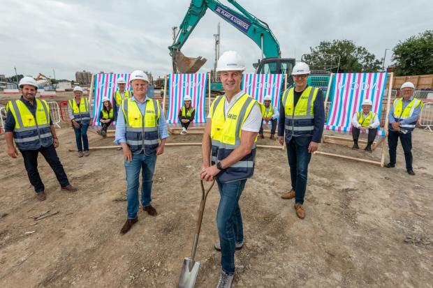 The Argus: Building work has begin at the site in Hove