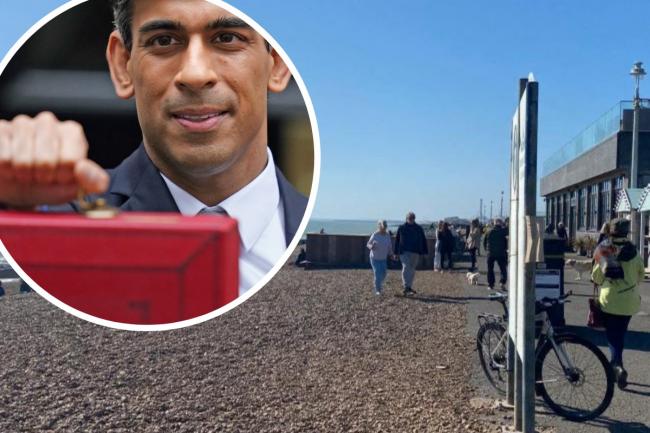 Chancellor announces Hove seafront to be granted regeneration grant in this year's Budget. Rishi Sunak leaving 11 Downing Street today. Photo: PA