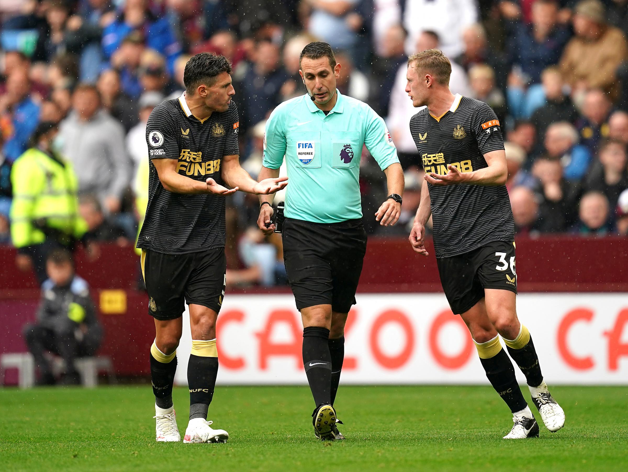 Premier League pick referee for Brighton and Newcastle game