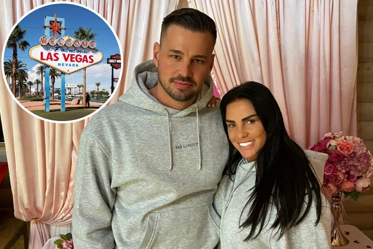 Katie Price and Carl Woods land in Las Vegas amid marriage rumours