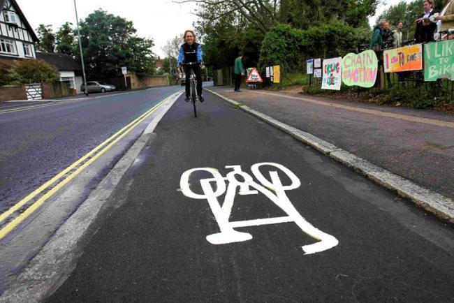 Old Shoreham Road cycle lane