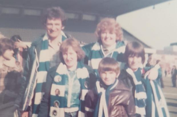 The Argus: Back row is Patricia and her husband, Brian, and in between them is Geraldine at Albion's promotion-winning trip to Newcastle in 1979