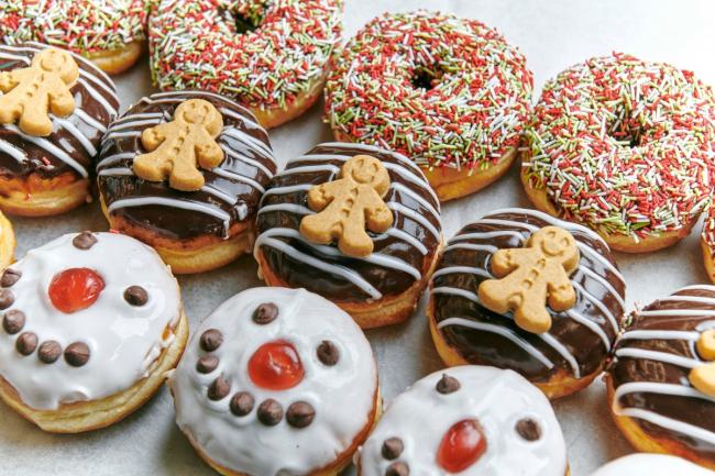 Morrisons customers can now buy Christmas doughnuts in store (Morrisons)