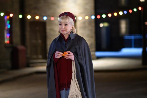 The Argus: Call the Midwife Christmas Special - Helen George as Nurse Trixie Franklin. Picture: PA/BBC