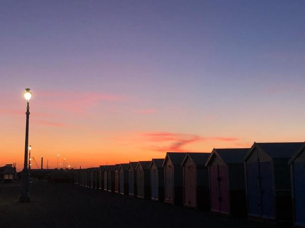 The Argus: Hove seafront during sunset