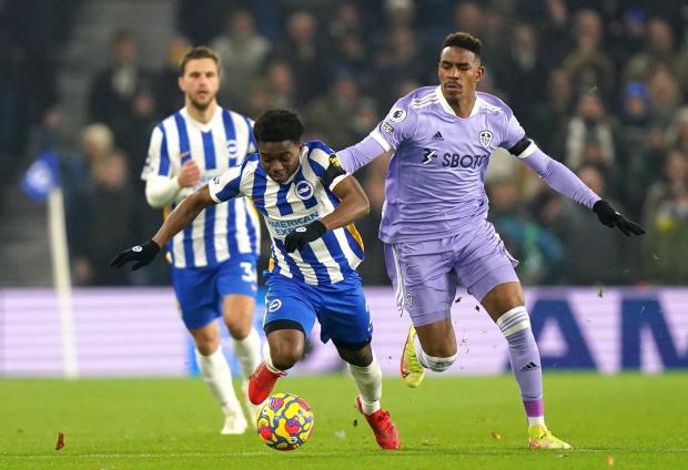 The Argus: Brighton and Hove Albion's Tariq Lamptey was one of the best players on the pitch against Leeds