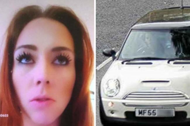 Officers from Kent Police recovered the white Mini Copper belonging to Alexandra Morgan, who went missing on Sunday, November 14