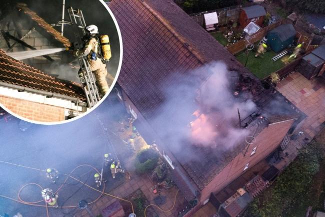 ‘Close doors and windows’ – house fire in Sussex causes significant damage