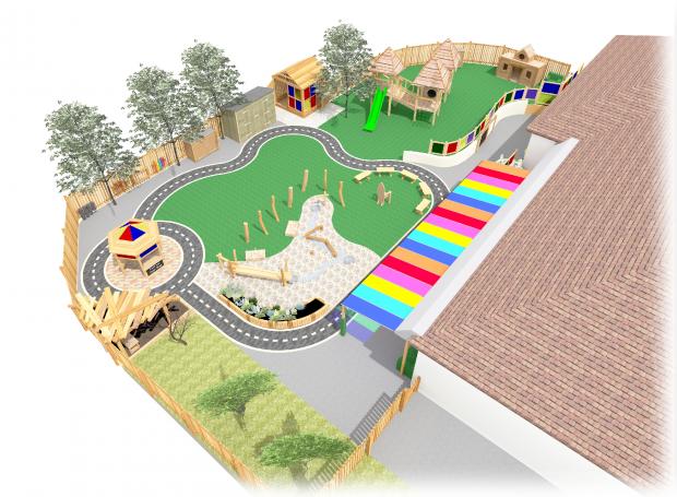 The Argus: Plans for a new outdoor early years area at Moulsecoomb Primary School 