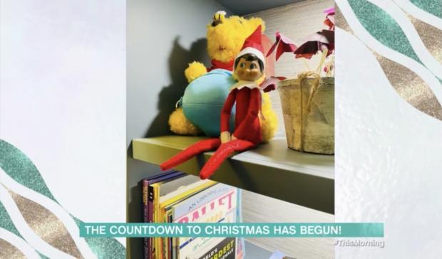 The Argus: Holly Willoughby's Elf On A Shelf. Credit: ITV/ Holly Willoughby