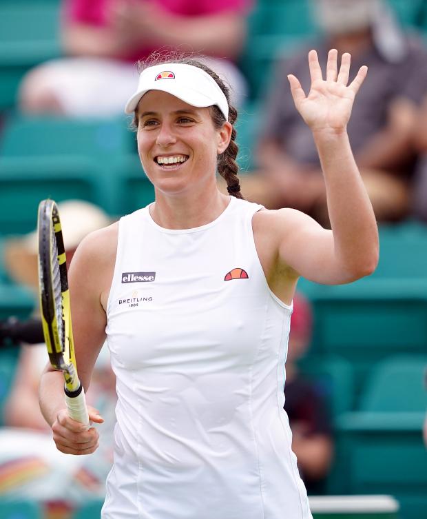 The Argus: Johanna Konta celebrates after winning her WTA final against Shuai Zhang on day nine of the Viking Open at Nottingham Tennis Centre. Former British number one Johanna Konta has announced her retirement from professional