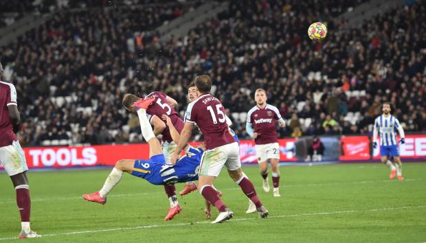 The Argus: Neal Maupay scores against West Ham