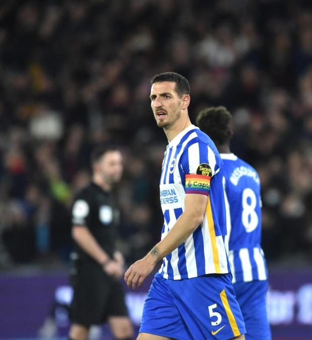The Argus: Brighton and Hove Albion captain Lewis Dunk is reportedly out for the year with injury
