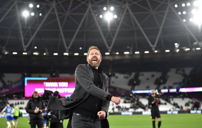 Brighton and Hove Albion manager Graham Potter is not feeling any added pressure of the prospect of the south coast derby agianst Southampton