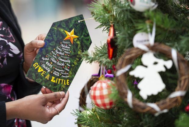 The Argus: Picture from Liz Finlayson of one of the gift tags on the tree.