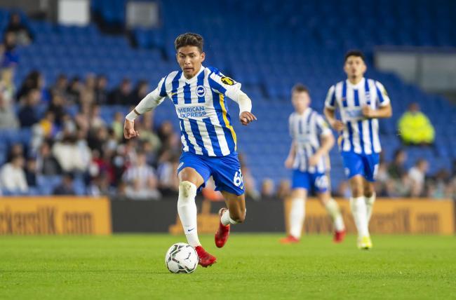 Brighton and Hove Albion youngster Jeremy Sarmiento will be out until the next year with injury