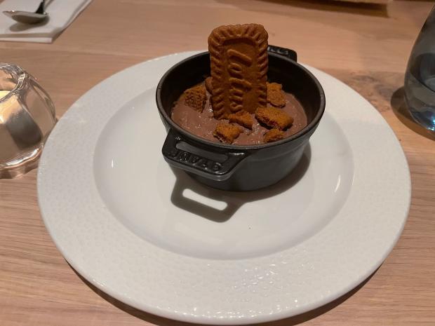 The Argus: Chocolate mousse with Biscoff centre and crumb
