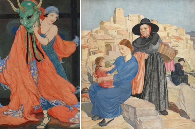 Rare paintings by the Burleigh family to go under the hammer for £25,000