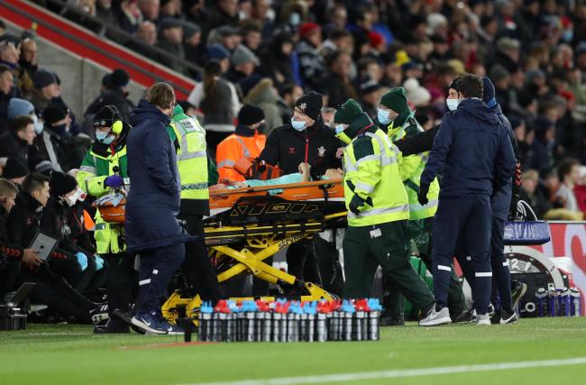 Leandro Trossard was forced off the pitch during Brighton's match against Southampton