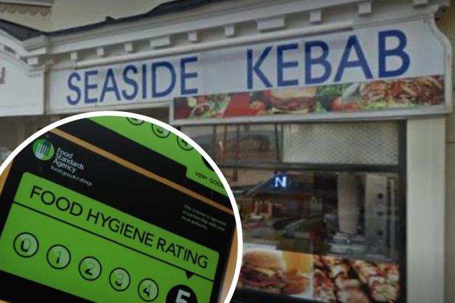 Seaside Kebab in King’s Road Brighton has been given a food hygiene rating of five.