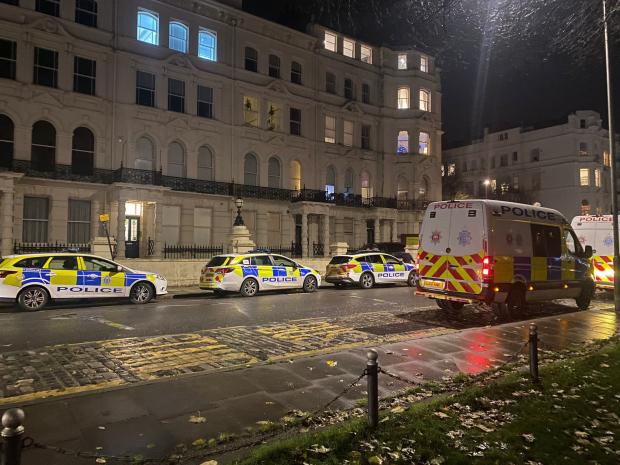 The Argus: Heavy police presence at incident near Palmeira Square, Hove 