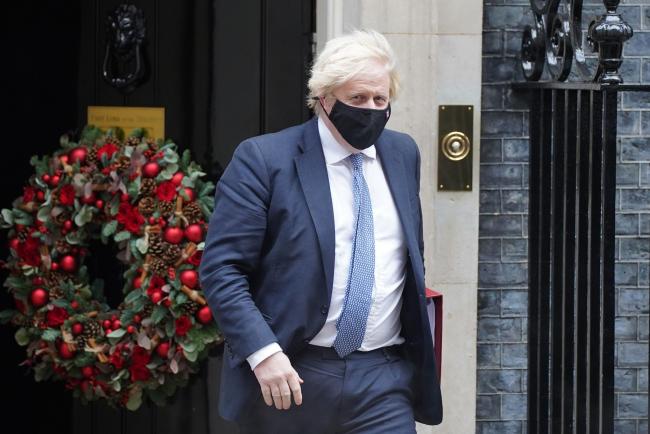 A PA photo of Prime Minister Boris Johnson leaving 10 Downing Street.Picture: Stefan Rousseau/PA.