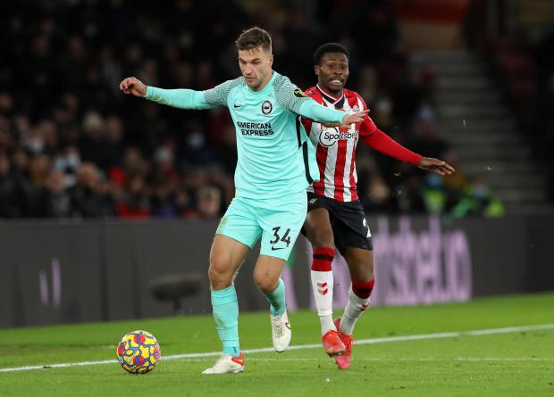 The Argus: Brighton and Hove Albion defender Joel Veltman could be used in the centre of defence against Wolves