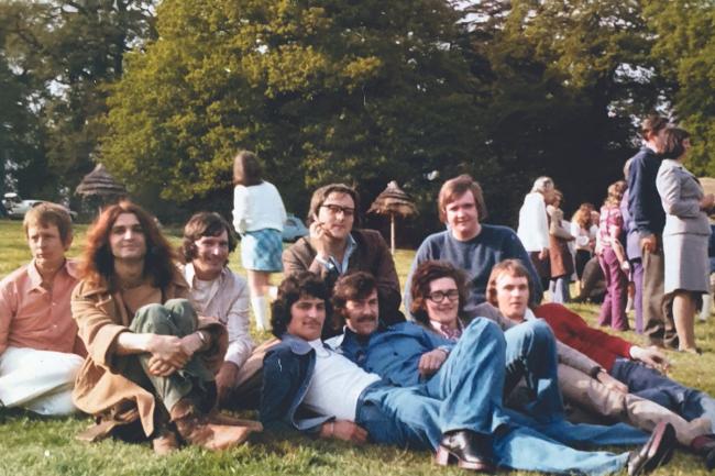 Members of the Sussex Gay Liberation Front at Windsor Safari Park circa 1974: credit - Doug Coupe