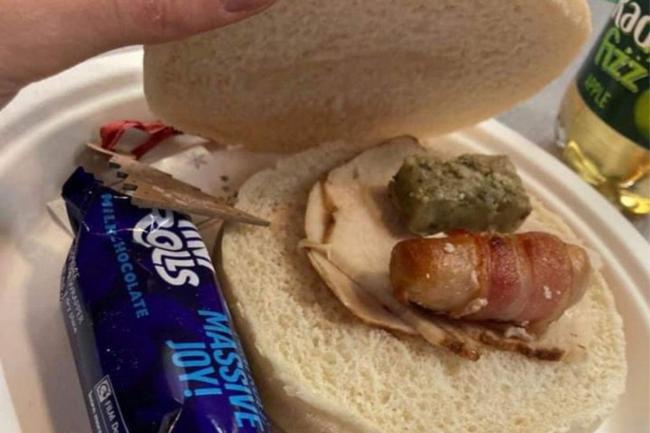 Parents have expressed their anger after being charged £3.50 for the festive lunch